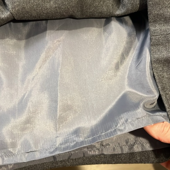 J. Crew Gray 100% Wool Sailor Skirt size 0 - Picture 8 of 10